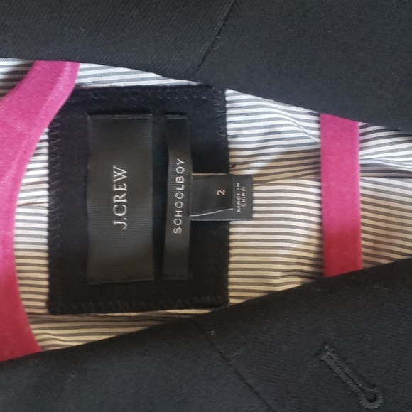 J.Crew Black Paperboy Blazer Modern Prep Academia Style - Picture 6 of 11